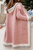 Hoodie Cardigan met Contrastdesign voor de Herfst-mezamstore.nl