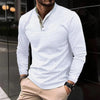Stijlvolle longsleeve polo met gekleurde details voor heren