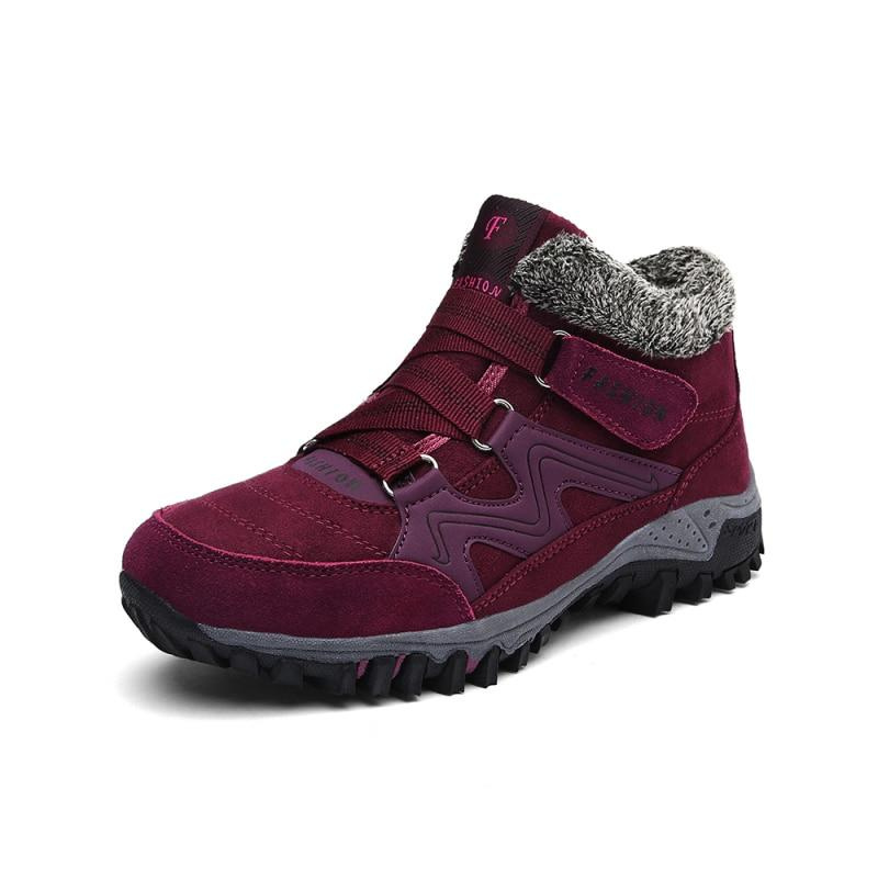 Dames Winterschuhe met Fleece Binnenvoering en Antislip Design