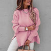 Gebreide oversized dames coltrui - zacht en warm