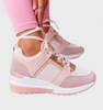 SkyLift Sneakers - Lichtgewicht, Ademende Sneakers met Sleehak voor Dames