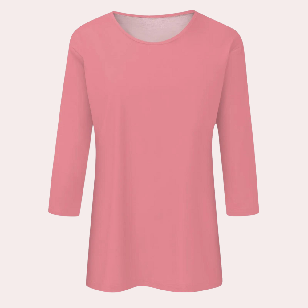 EveryWear - Comfortabel en Stijlvol Dames T-shirt met Lange Mouwen