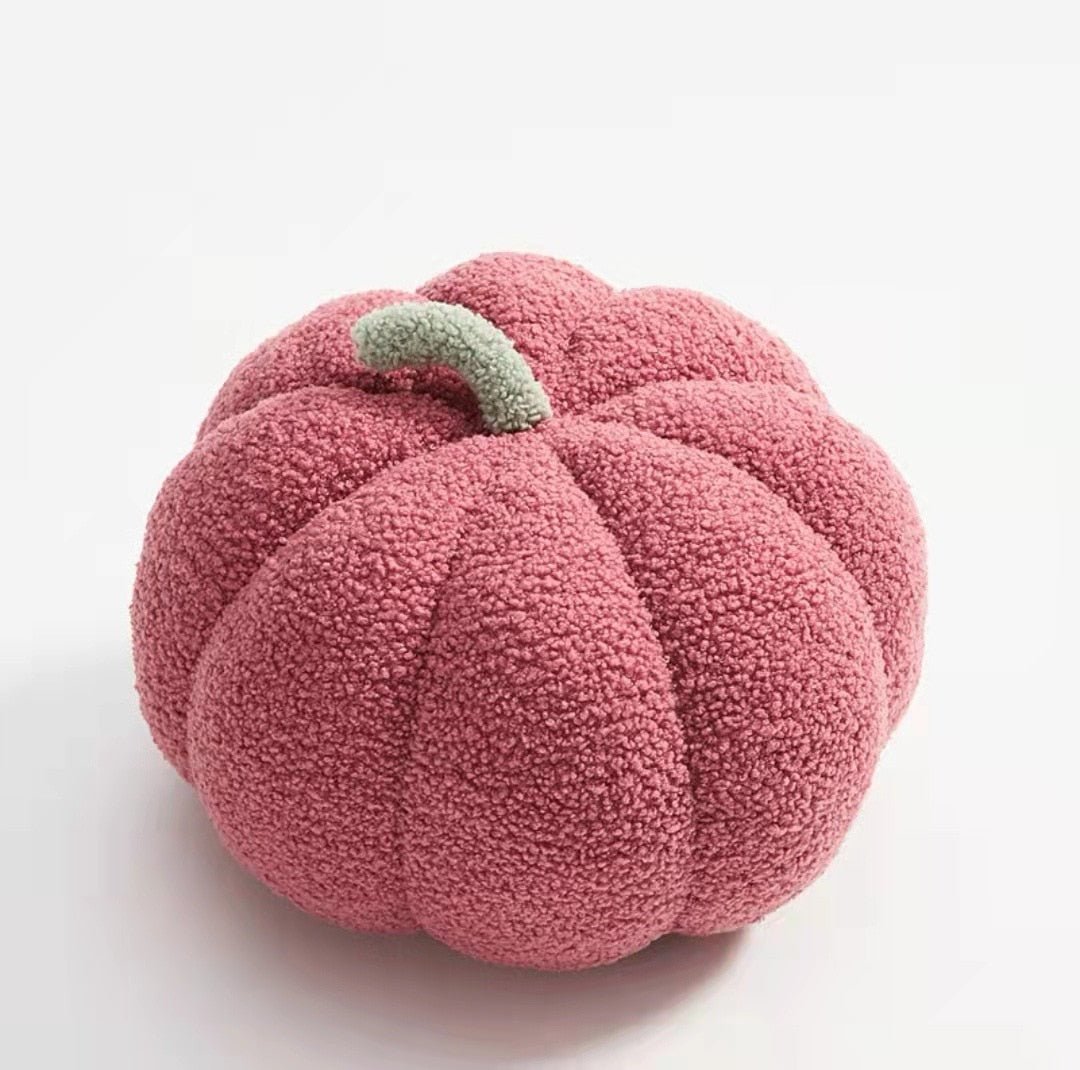 CozyPumpkin Pluche Kussen – Zacht Decoratief Pompoen Kussen voor Herfst en Halloween-mezamstore.nl