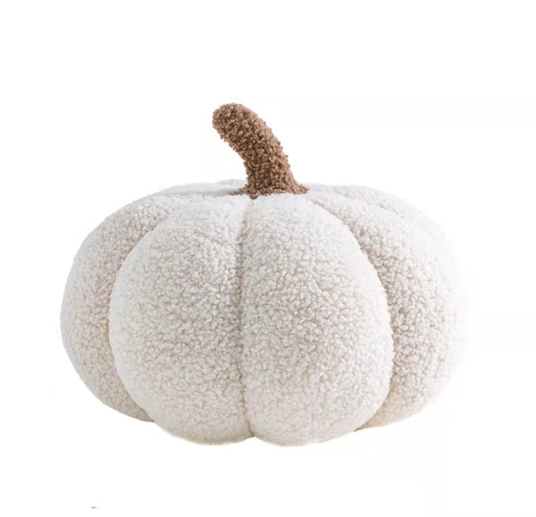 CozyPumpkin Pluche Kussen – Zacht Decoratief Pompoen Kussen voor Herfst en Halloween-mezamstore.nl