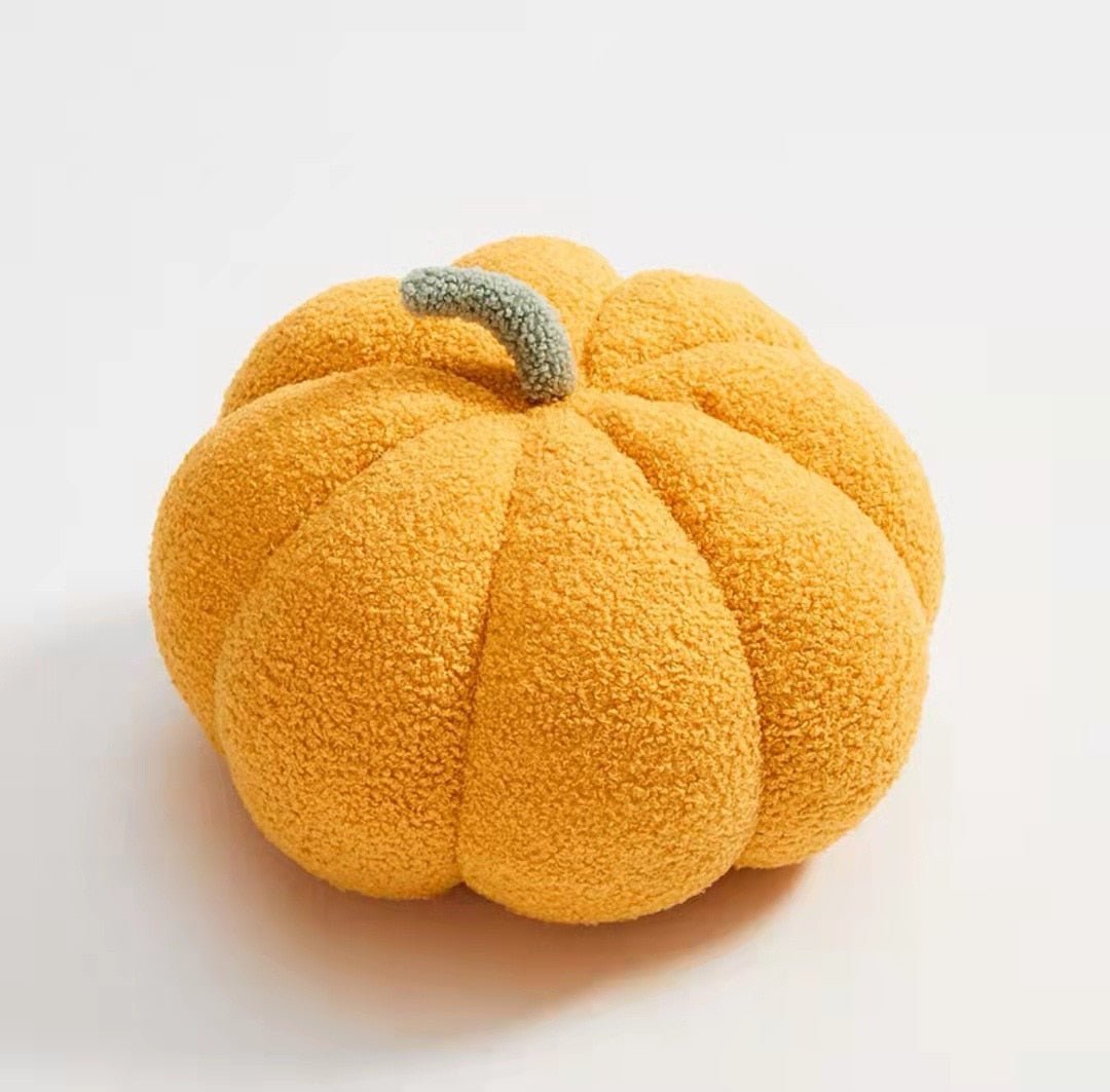 CozyPumpkin Pluche Kussen – Zacht Decoratief Pompoen Kussen voor Herfst en Halloween-mezamstore.nl