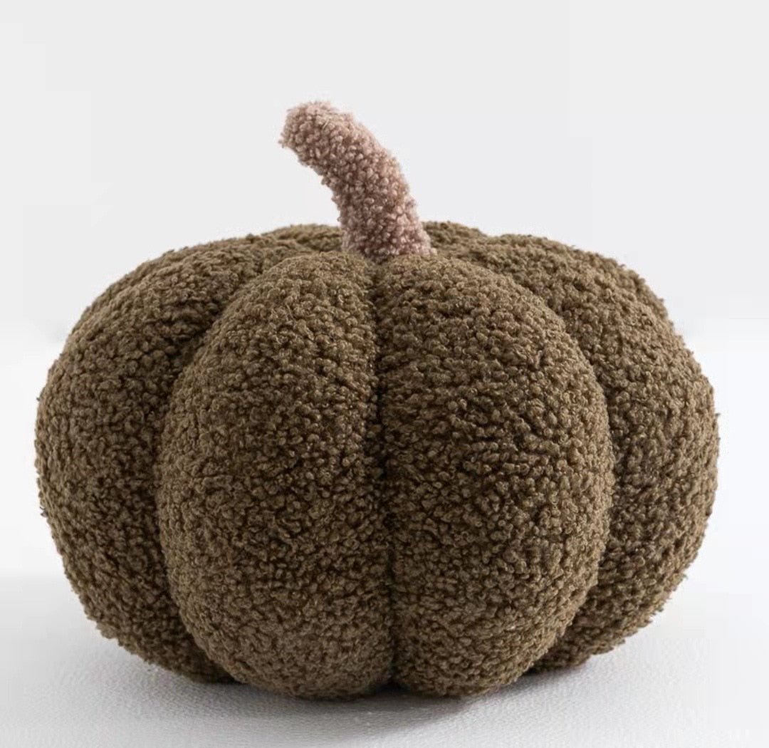 CozyPumpkin Pluche Kussen – Zacht Decoratief Pompoen Kussen voor Herfst en Halloween-mezamstore.nl