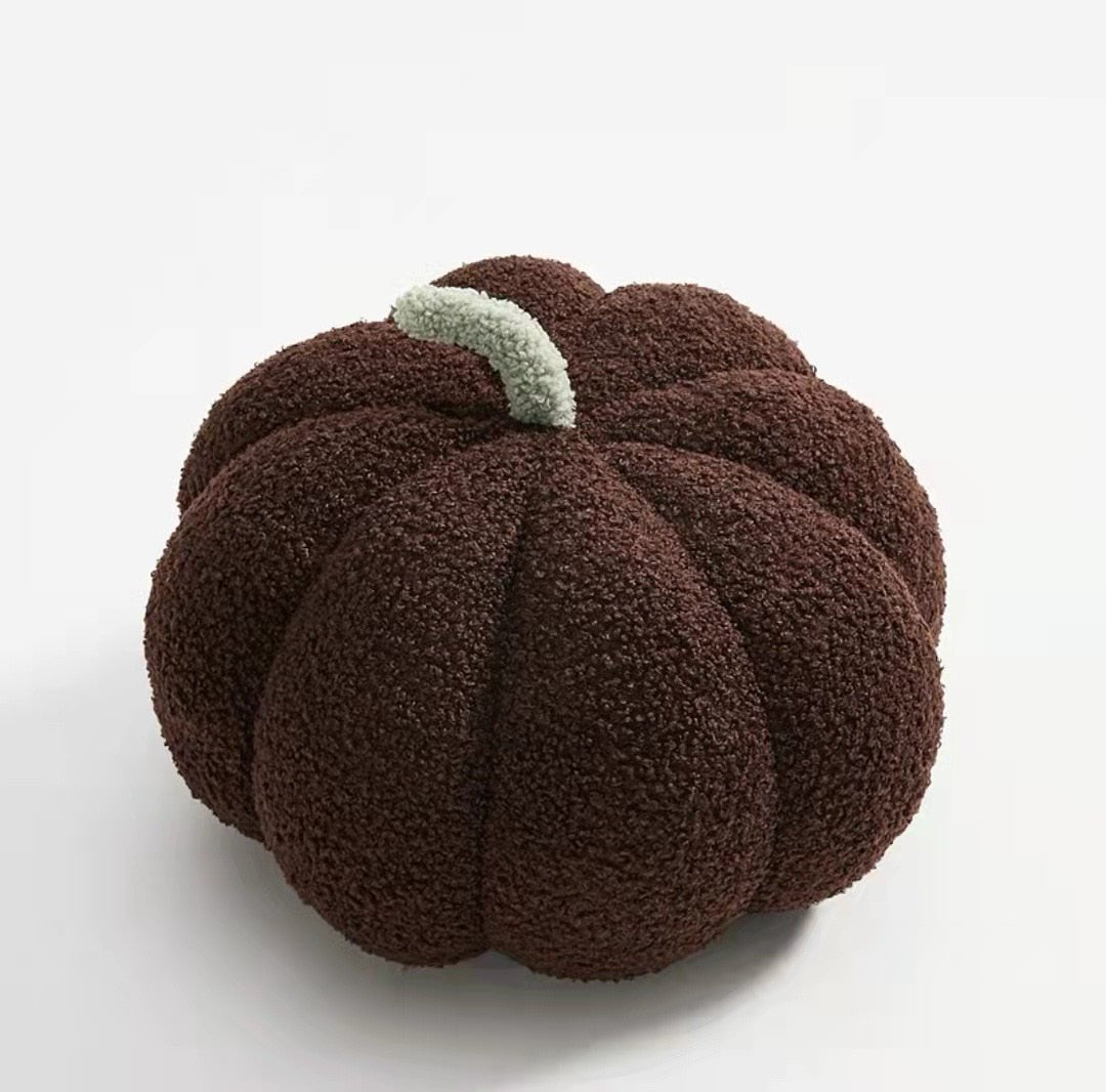 CozyPumpkin Pluche Kussen – Zacht Decoratief Pompoen Kussen voor Herfst en Halloween-mezamstore.nl