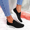 FreeStride - Ademende Orthopedische Slip-On Dames Sneakers met Klittenband