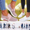 FreeStride - Ademende Orthopedische Slip-On Dames Sneakers met Klittenband