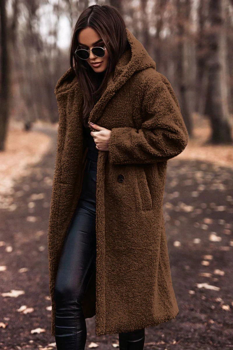 CozyChic - Warme en Stijlvolle Dames Trenchcoat voor de Winter