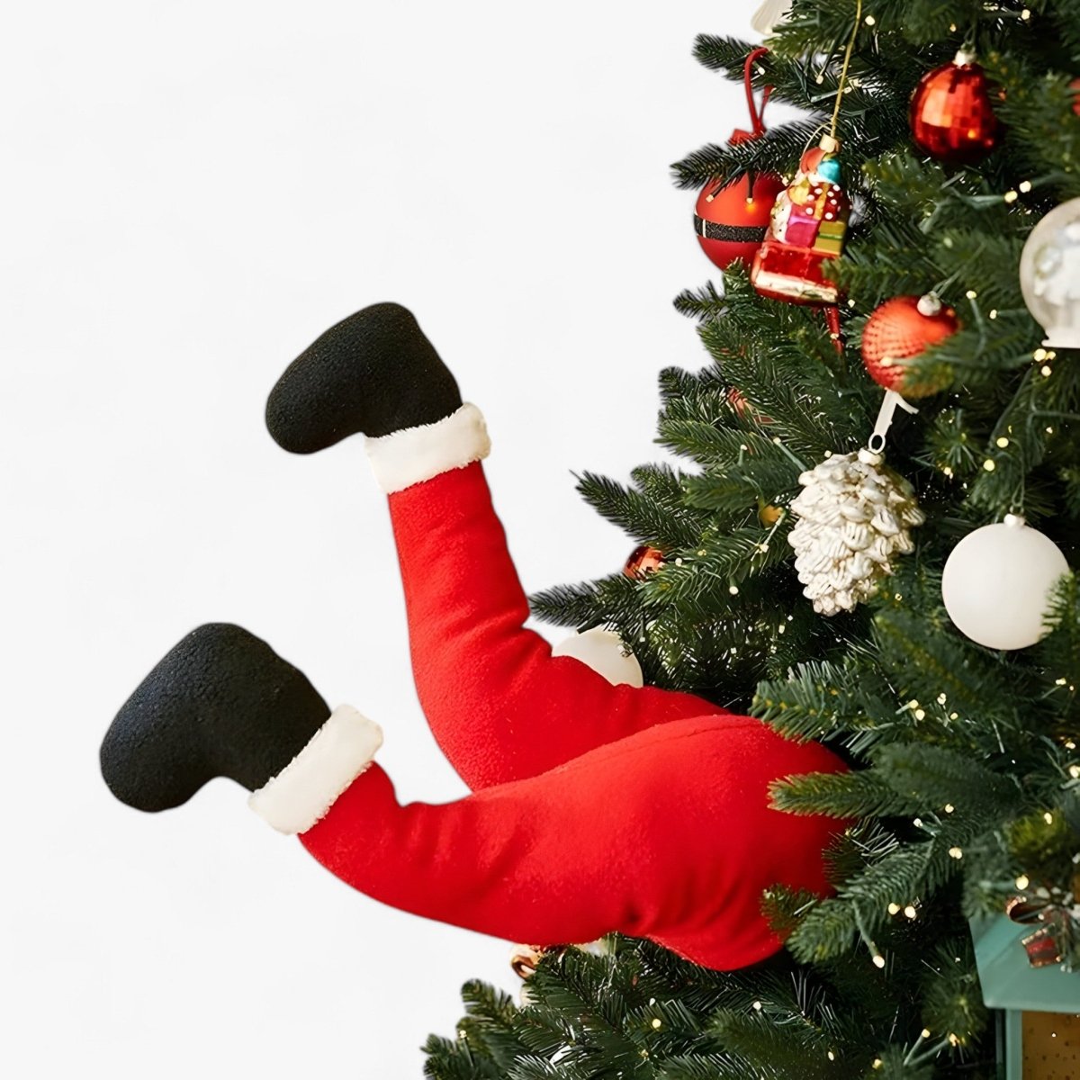 JollyWrap - Grappige en Feestelijke Kerstman voor je Boom-mezamstore.nl