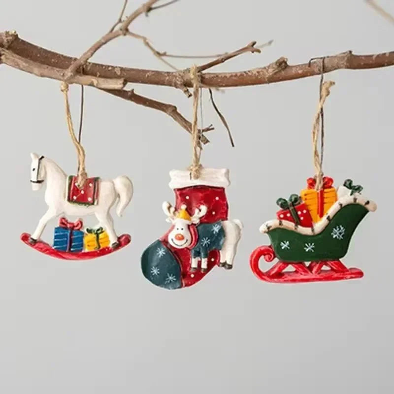 ReindeerJoy - Feestelijke Kerstsokken Hangdecoratie - Perfect voor Open Haard en Kerstboom-mezamstore.nl