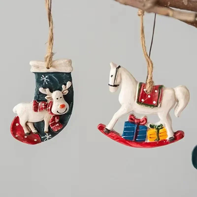ReindeerJoy - Feestelijke Kerstsokken Hangdecoratie - Perfect voor Open Haard en Kerstboom-mezamstore.nl