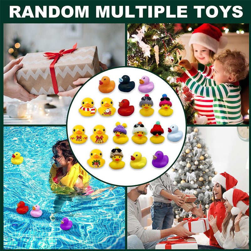 Kerst Blind Box met Mini Badeendjes – Speelset voor Bad & Cadeau