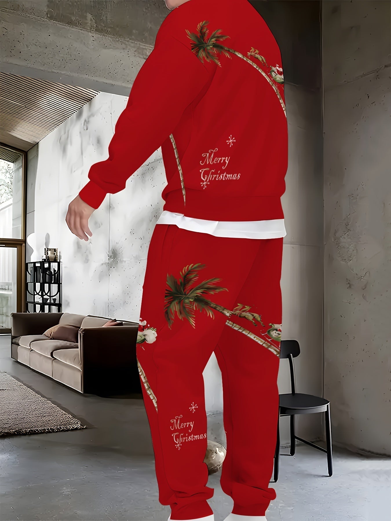 Unisex Kerst Joggingpak – Comfortabele Hoodie & Broek Set