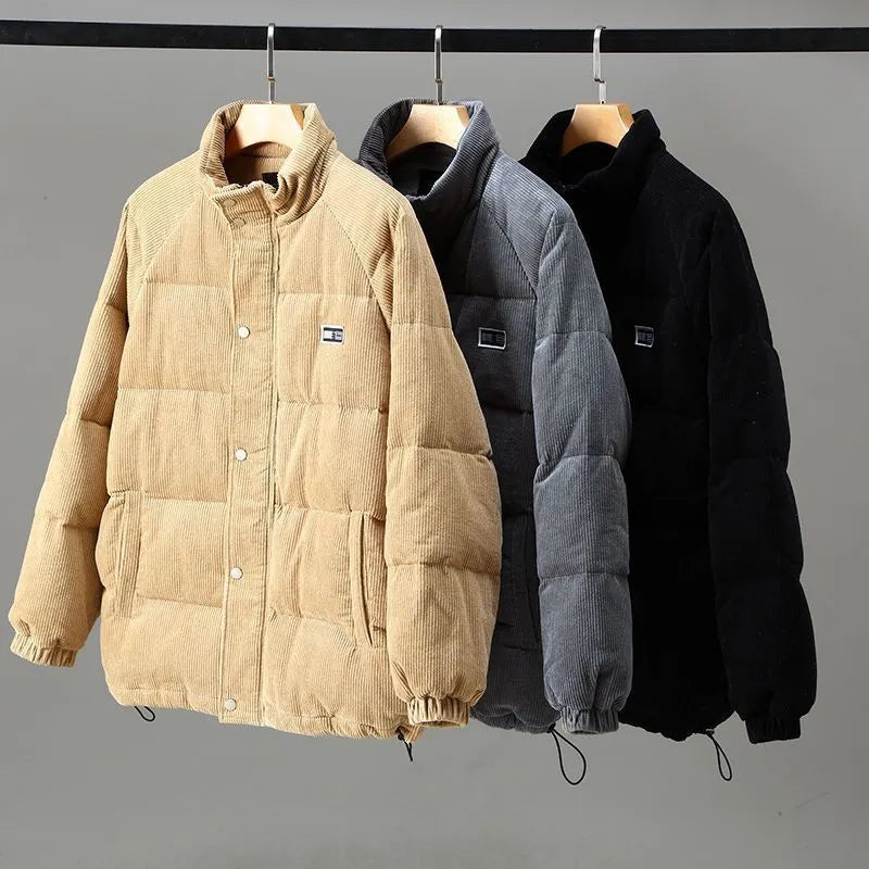 Gewatteerde Heren Winterjas – Warm, Comfortabel en Casual