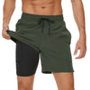 Heren Zwemshort Sportief met Ritszakken en Compressievoering