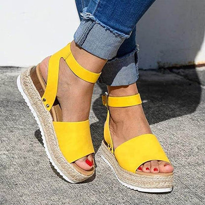 Zomerse Platform Espadrille Sandalen voor Dames