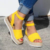Dames Espadrille Sandalen – Comfortabele Platform Sleehakken Zomer