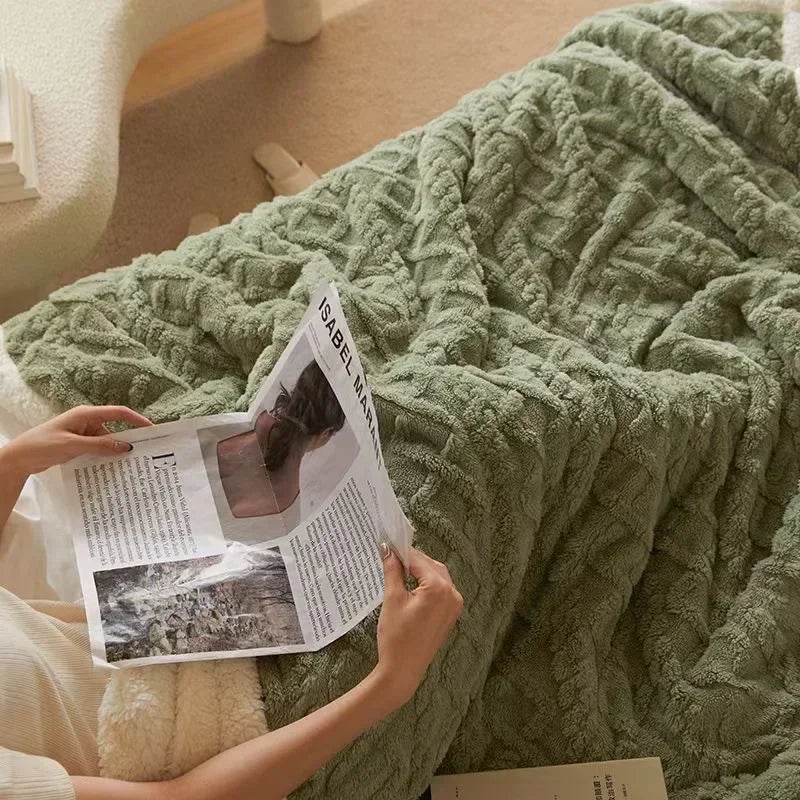 Dikke Winterdeken van Lamswol - Ultieme Warmte en Comfort