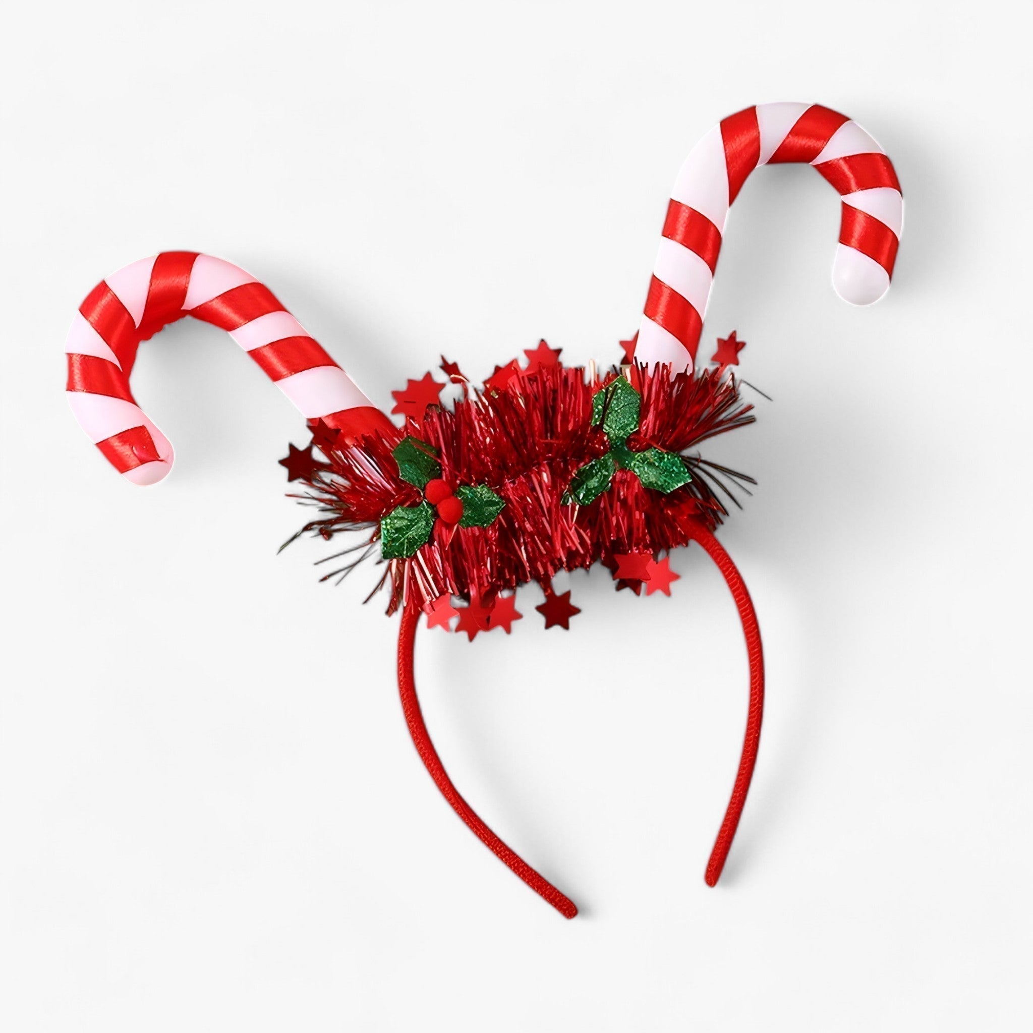 Kerst Haarband – Feestelijke Hoofdband met Rendiergewei & Decoraties