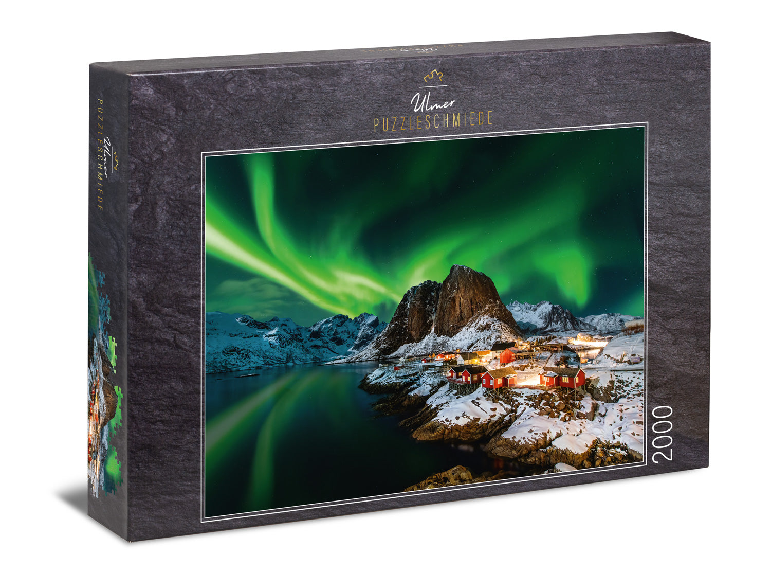 Noorderlicht Puzzel 2000 Delen - Hamnoy, Noorwegen-mezamstore.nl