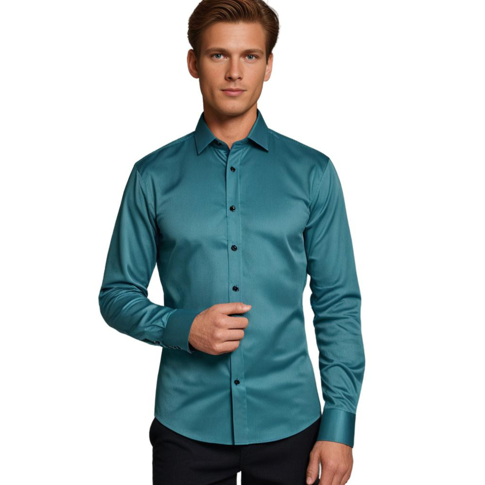 Klassiek Stretch Herenoverhemd - Comfort en Stijl