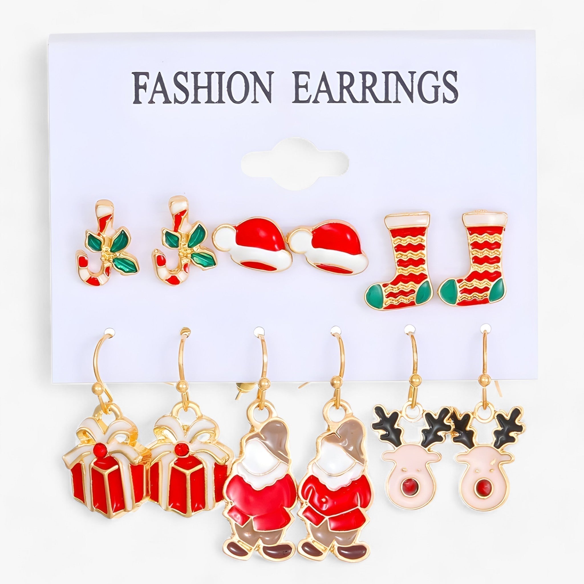 Kerst Oorbellen Set – Feestelijke Dames Sieraden in Diverse Designs