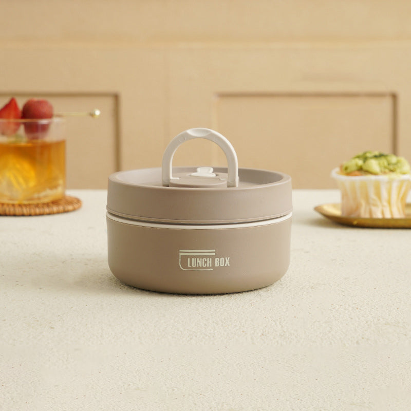 Meerlagige geïsoleerde lunchbox met draagtas – Lekvrij, roestvrij staal, houdt eten urenlang warm of koud, ideaal voor school, werk en onderweg