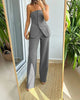 Elegante Off-Shoulder Top en Broek Set