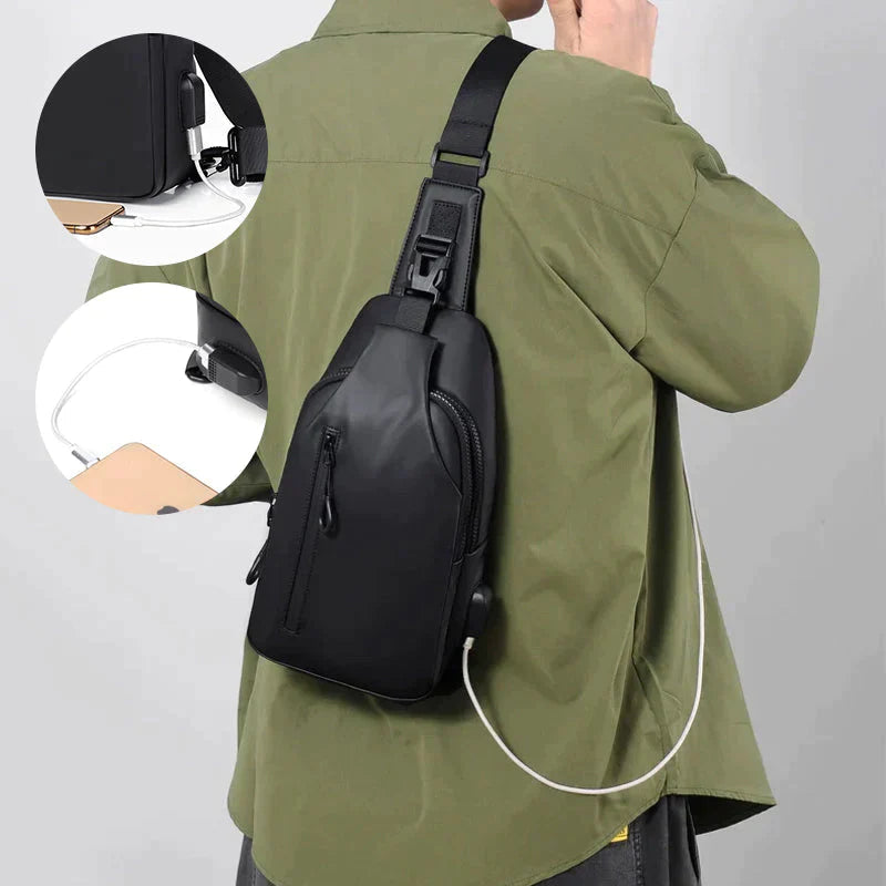 Waterdichte Antidiefstal Crossbody Tas - Veilig en Stijlvol Design