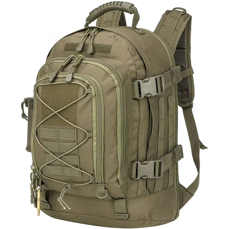 Militaire Tactische Rugzak 60L – Duurzaam Nylon, Outdoor & Survival Unisex