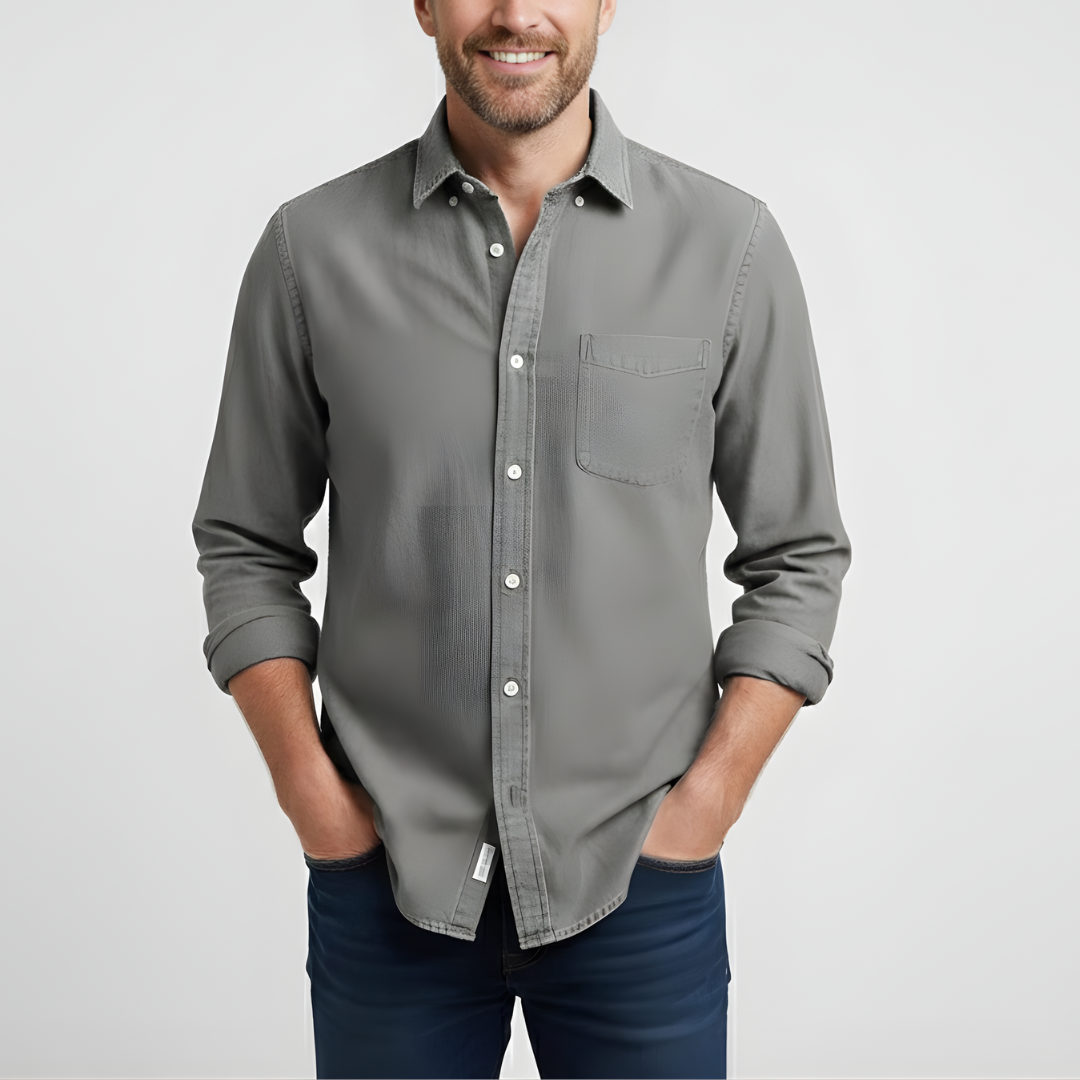 Heren Overhemd Klassiek Regular Fit – Casual & Zakelijk