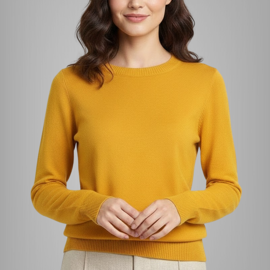 Dames Trui Ronde Hals – Tijdloos & Comfort Fit