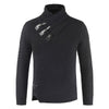 Heren trui met hoge kraag en unieke sluiting – Regular Fit