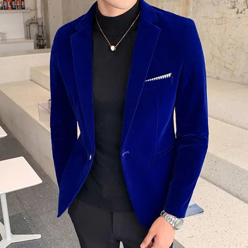 Fluwelen Blazer voor Heren - Elegant en Comfortabel