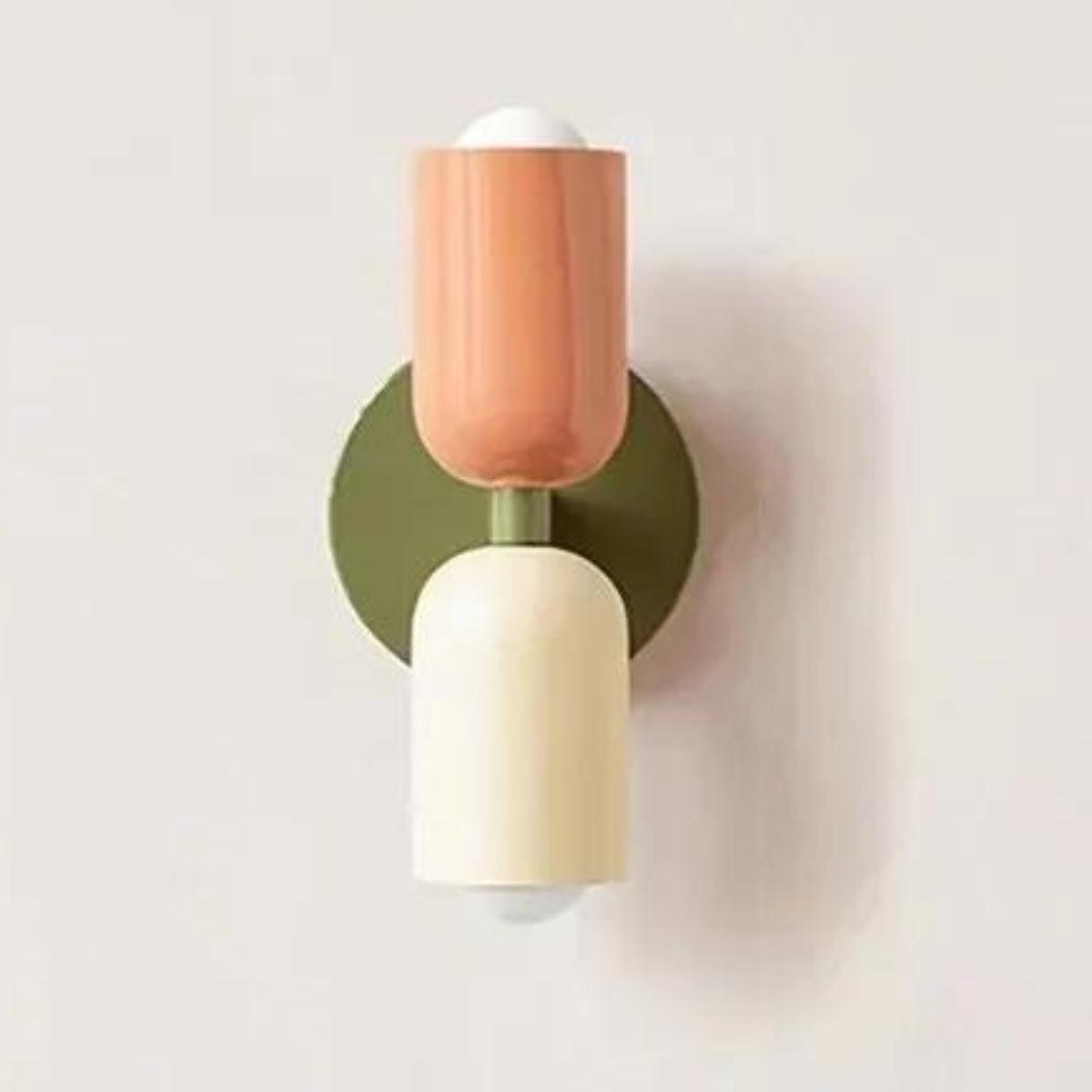 Dubbele Wandlamp in Scandinavische Stijl Glas