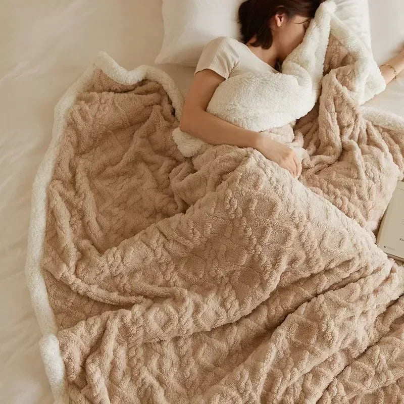 Dikke Winterdeken van Lamswol - Ultieme Warmte en Comfort