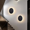 Moderne Ronde LED Wandleuchte met Metaal Finish