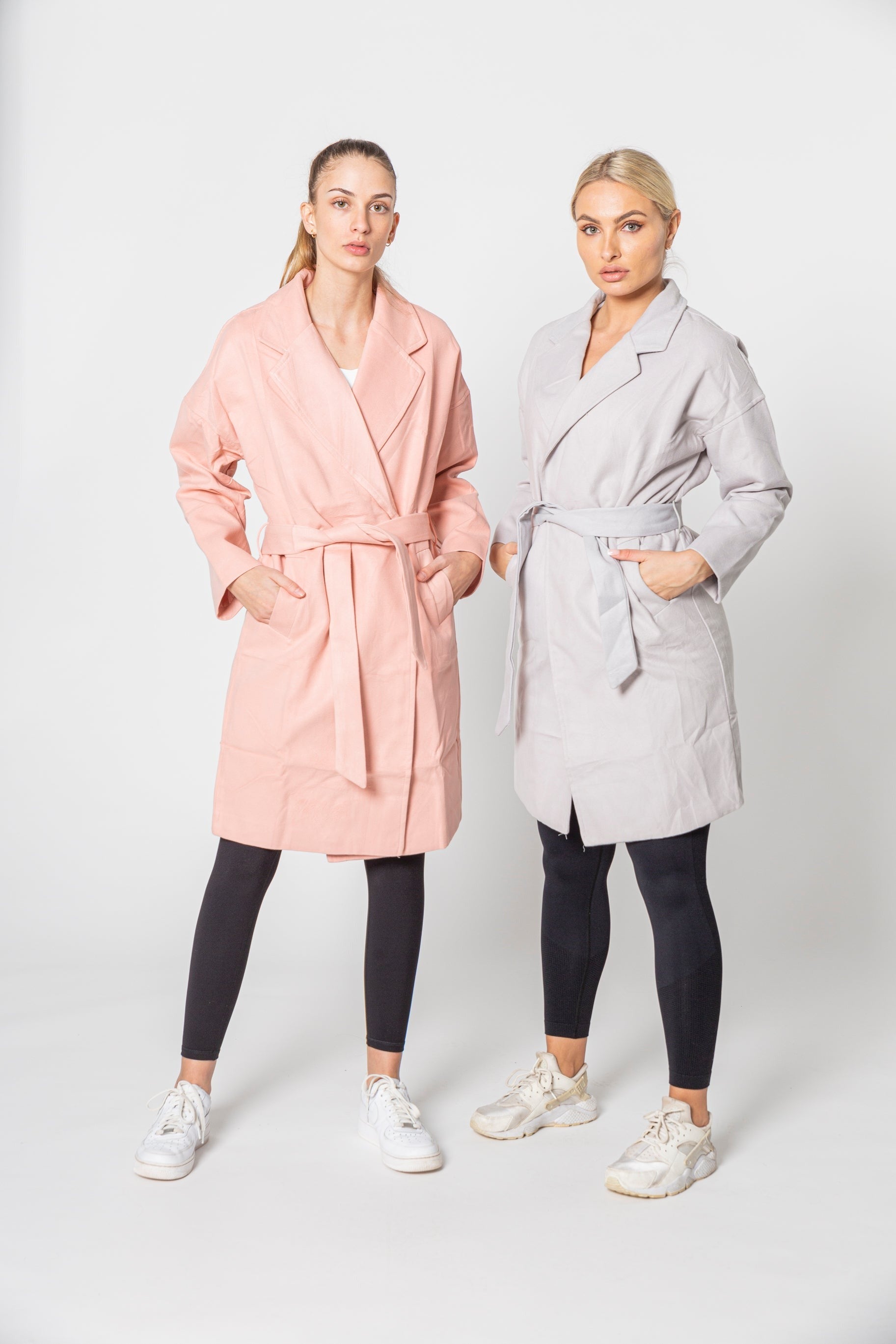 Trenchcoat in Perzikkleur - Laatste Kans!-mezamstore.nl