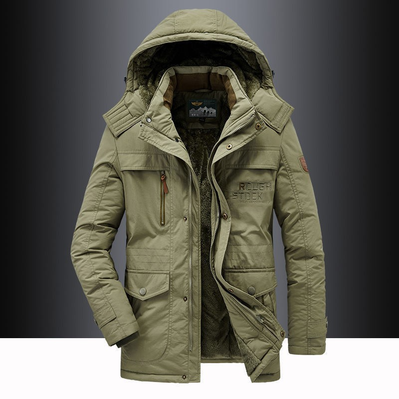Heren Winterparka met Capuchon – Warme en Functionele Jas