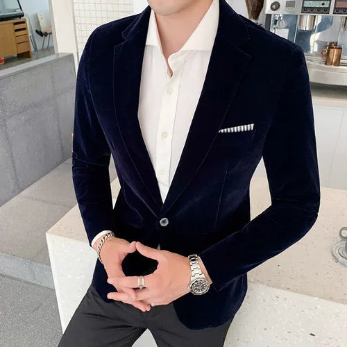 Fluwelen Blazer voor Heren - Elegant en Comfortabel