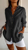 Elegant dames shirt met plooidetail en comfortabele pasvorm