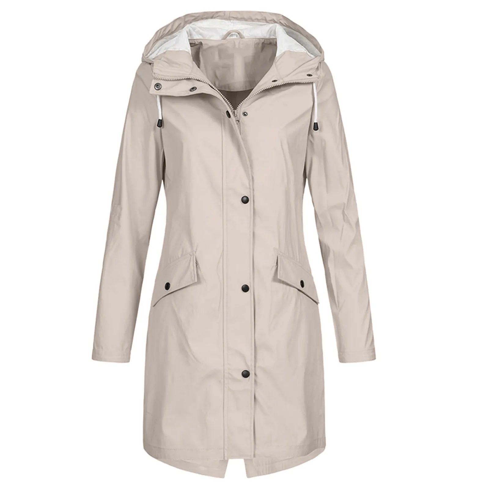 Dames Regenjas met Capuchon – Waterdicht en Winddicht