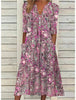 Elegante Zomerjurk met Comfortabele Buikbedekking