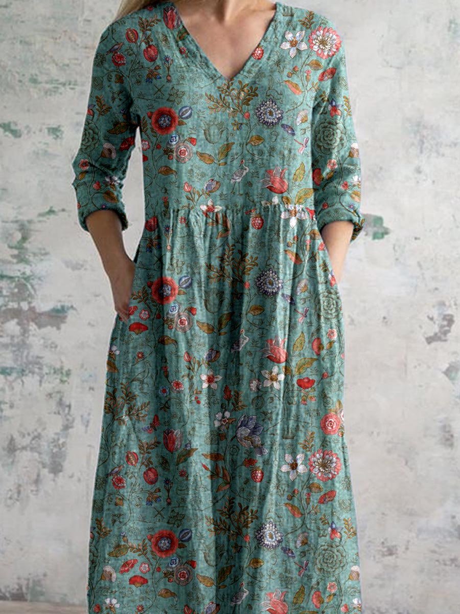 Zomerjurk Print Luchtig Comfortabele Pasvorm Dames Casual
