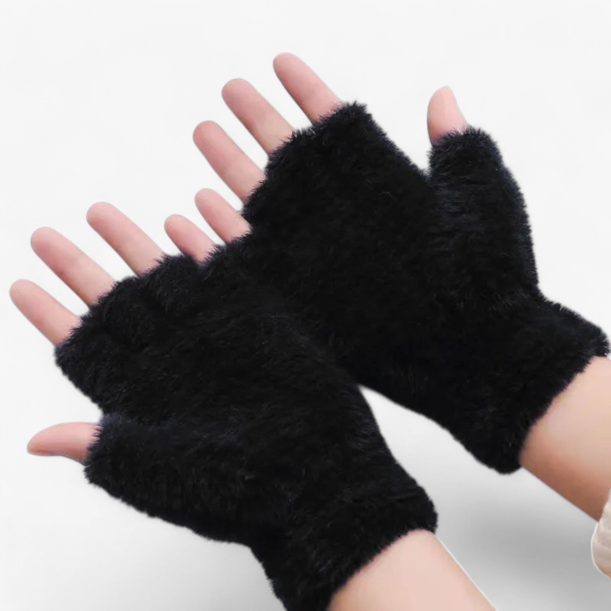 Warme Vingerloze Handschoenen – Zachte Winterhandschoenen voor Dames