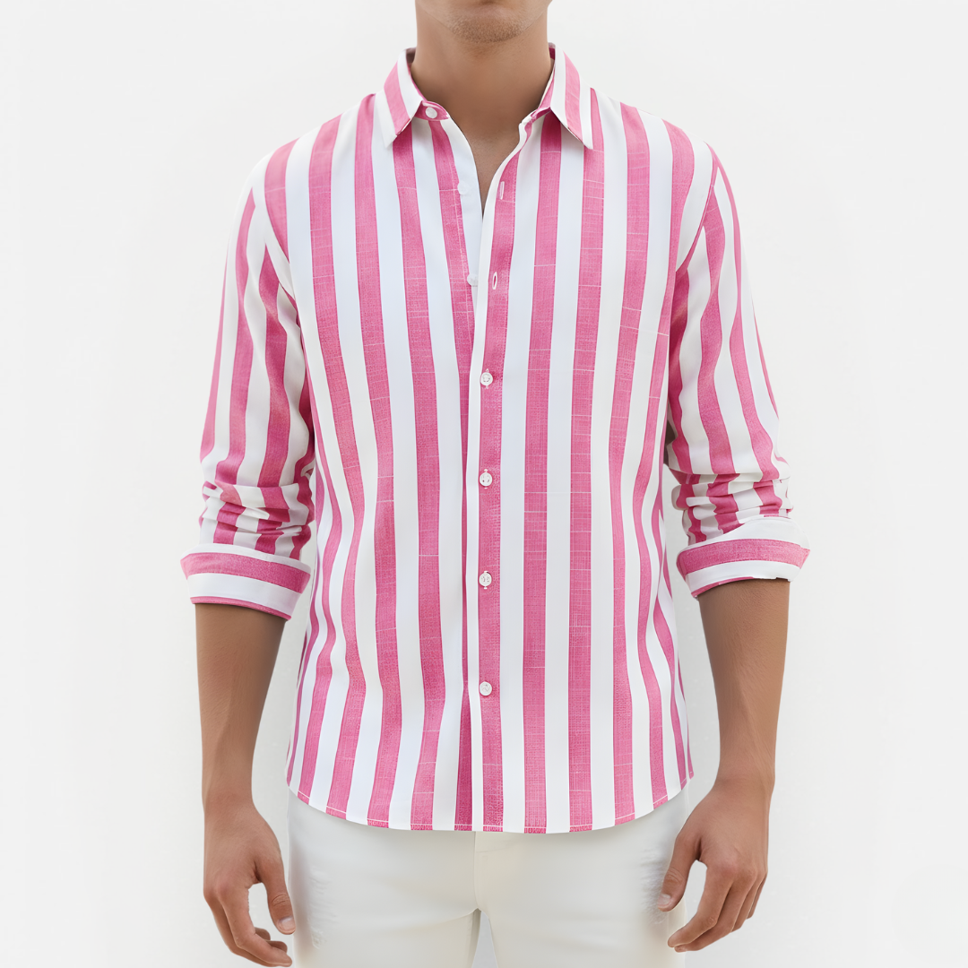 Heren Gestreept Overhemd – Casual & Tijdloos Design