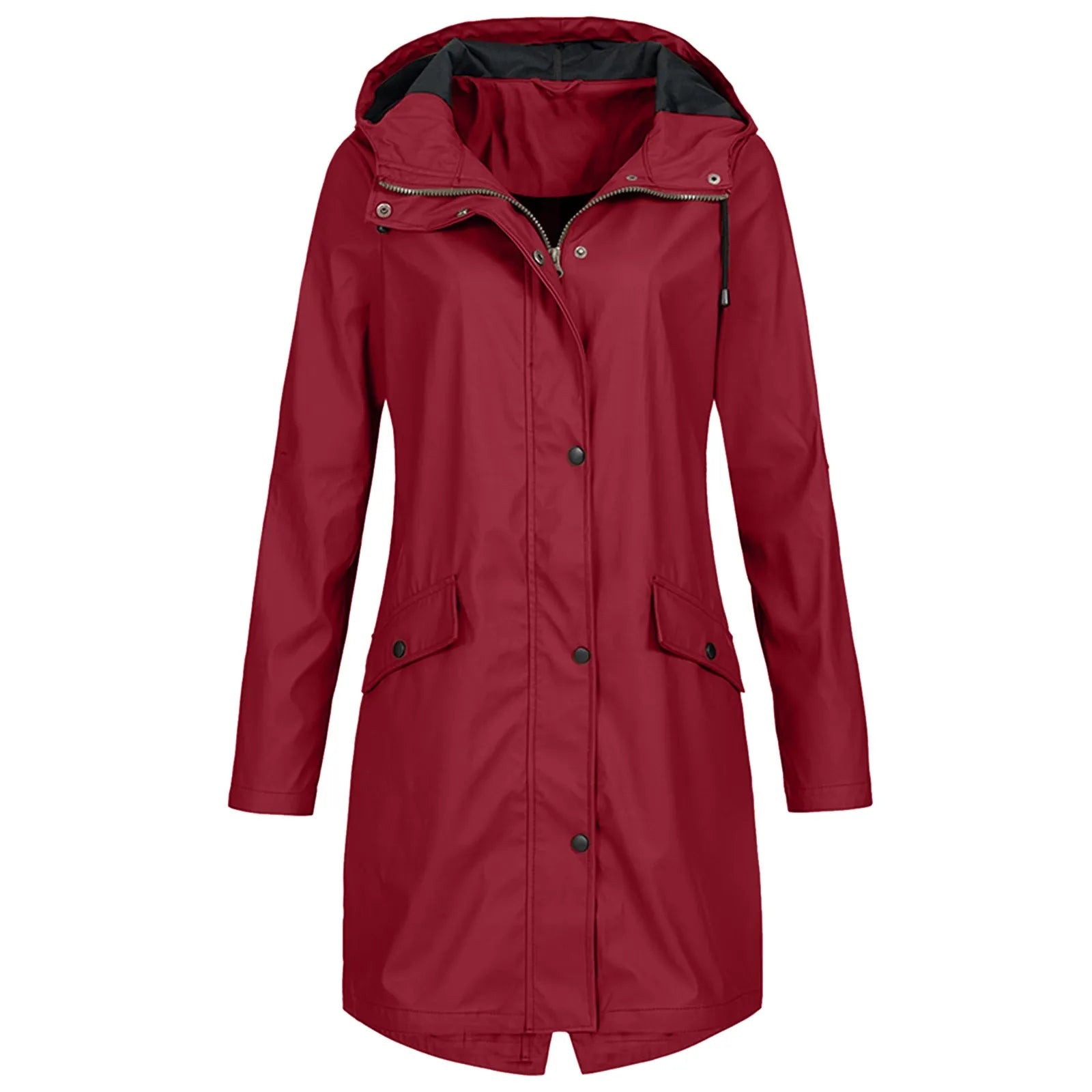 Dames Regenjas met Capuchon – Waterdicht en Winddicht