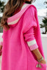 Hoodie Cardigan met Contrastdesign voor de Herfst-mezamstore.nl